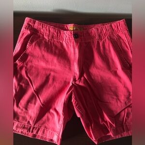 Men’s red camel shorts
